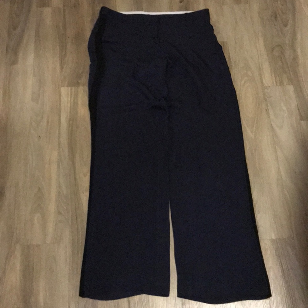 Silk wide lag pants